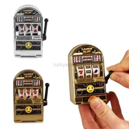 Миниатюрный Счастливый Джекпот Игровой Автомат Игрушка Забавный Подарок Для