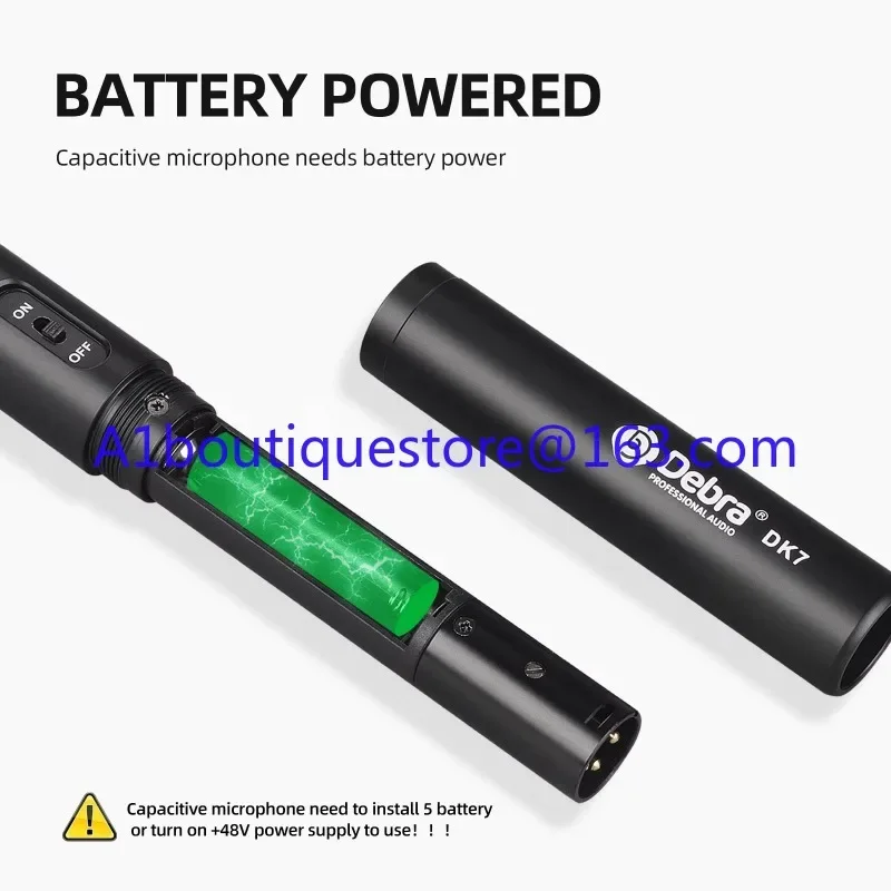 Комплект барабанного микрофона Audio DK7 с чехлом для переноски динамический