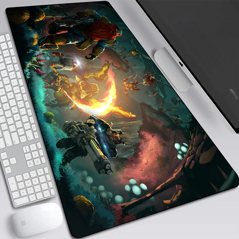 Большой игровой коврик для мыши Deep Rock галактиc компьютерный ноутбука клавиатуры