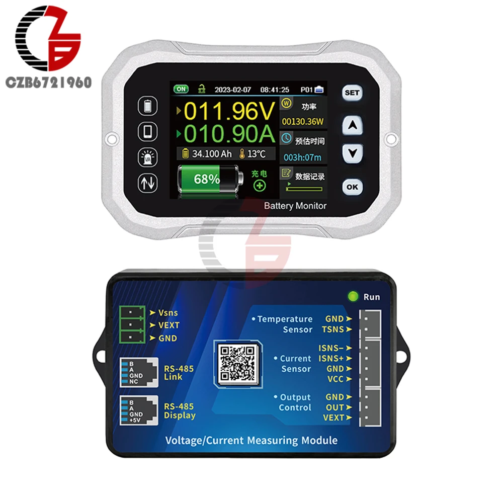 

KH-F цифровой вольтметр Амперметр тестер аккумулятора монитор Высокоточный измеритель напряжения тока кулома индикатор батареи автомобиля