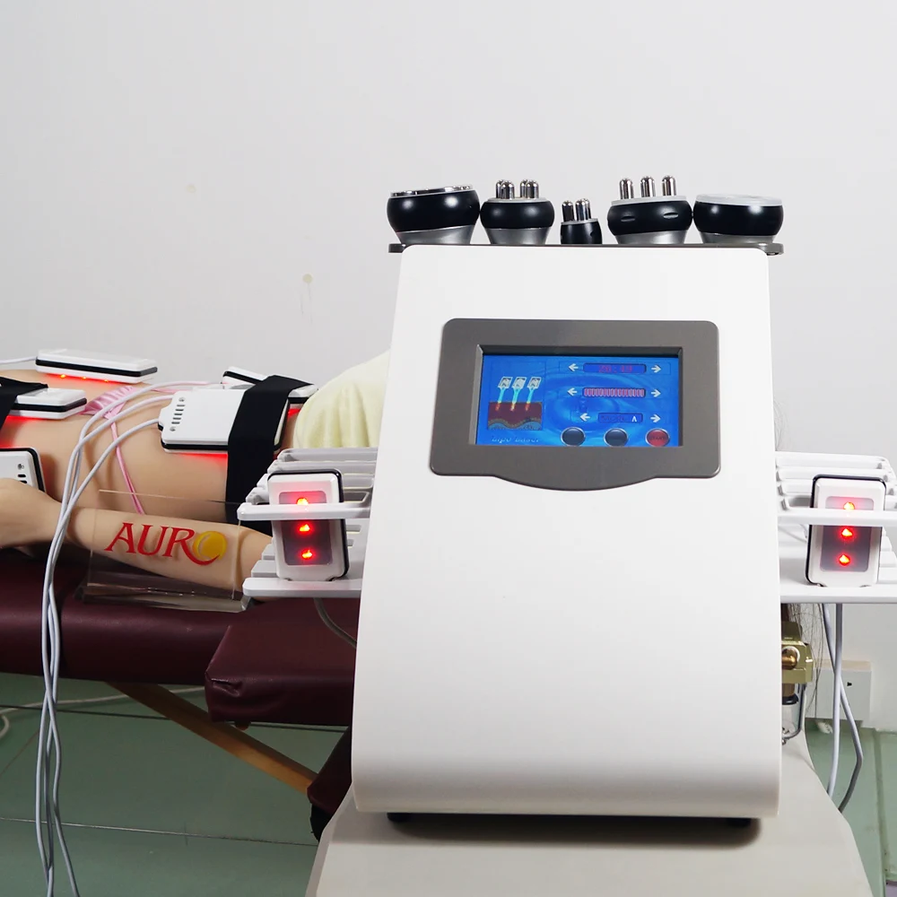 

2021 New Au-61B How To Lose Belly Diode Laser Cavi Lipo Fat Cavitation Slimming RF Weight Loss Machine Beauty Equipment