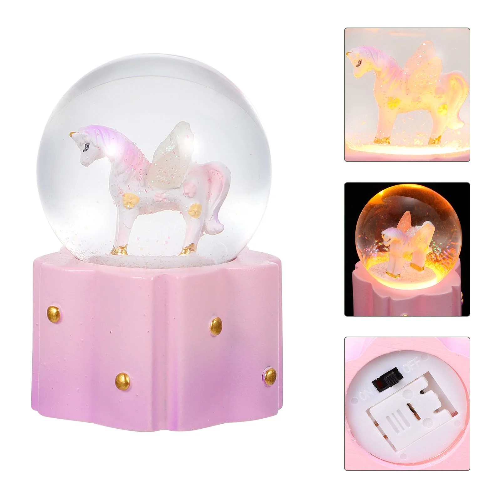 

Girl Crystal Glowing Crystal Desktop Decoration Birthday Gift