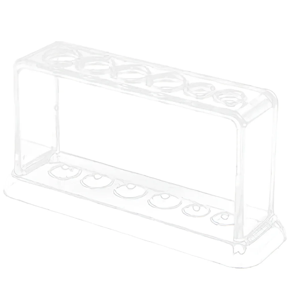 

Test Tube Rack Transparent Organizer Clear Stand Laboratory Container Holder Round Hole Puzzle Vape