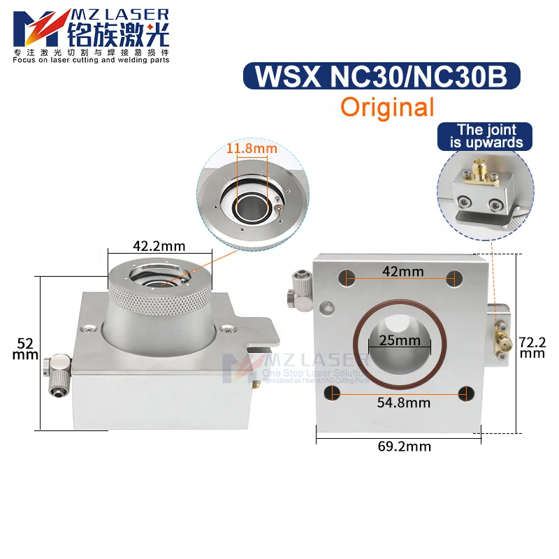 Коннектор Mingla ser La для режущей головки волоконного станка WSX NC30 NC30B запасные части
