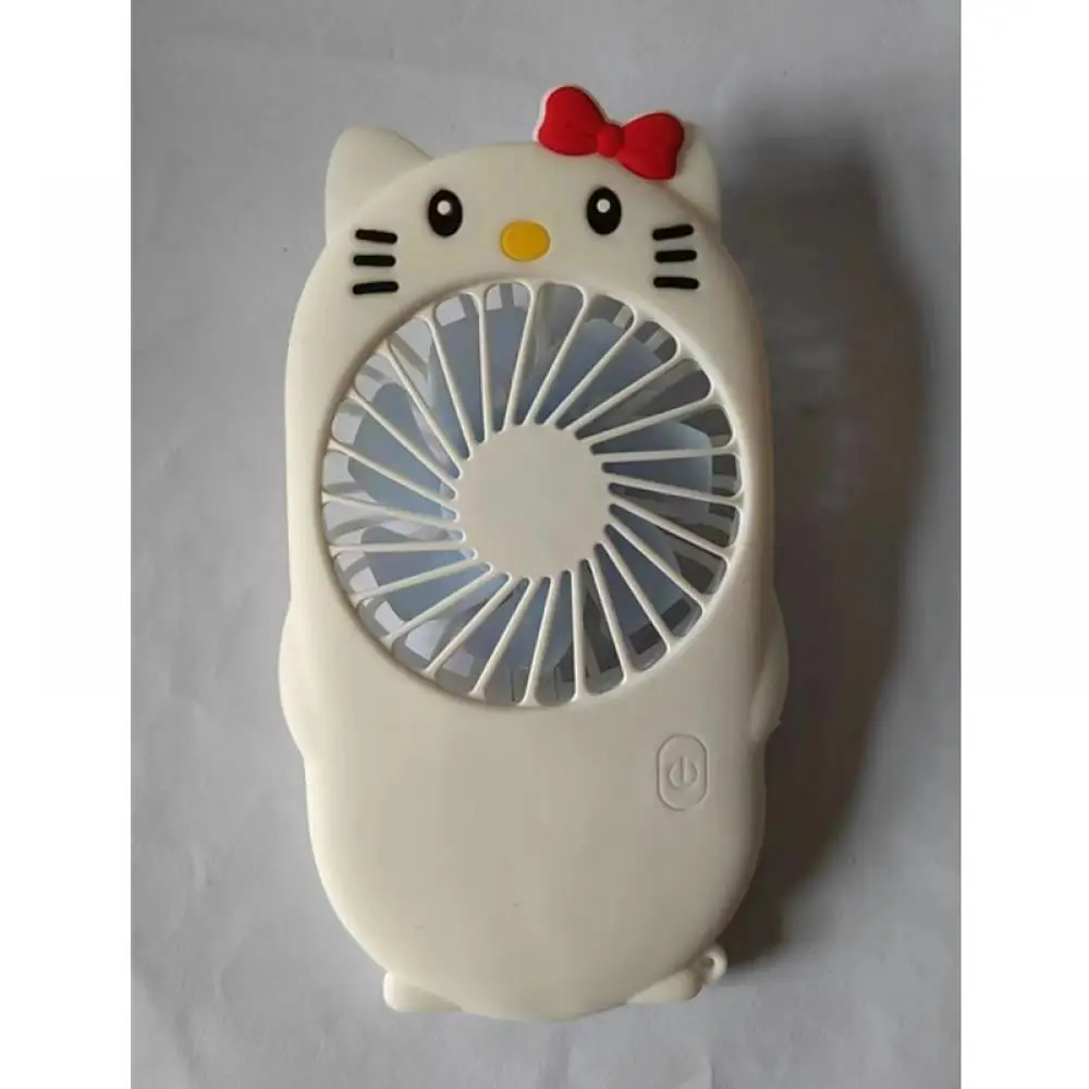 Миниатюрный вентилятор Kawaii Melody Sanrioed Hello kitty Cinnamoroll портативный ручной для девочек