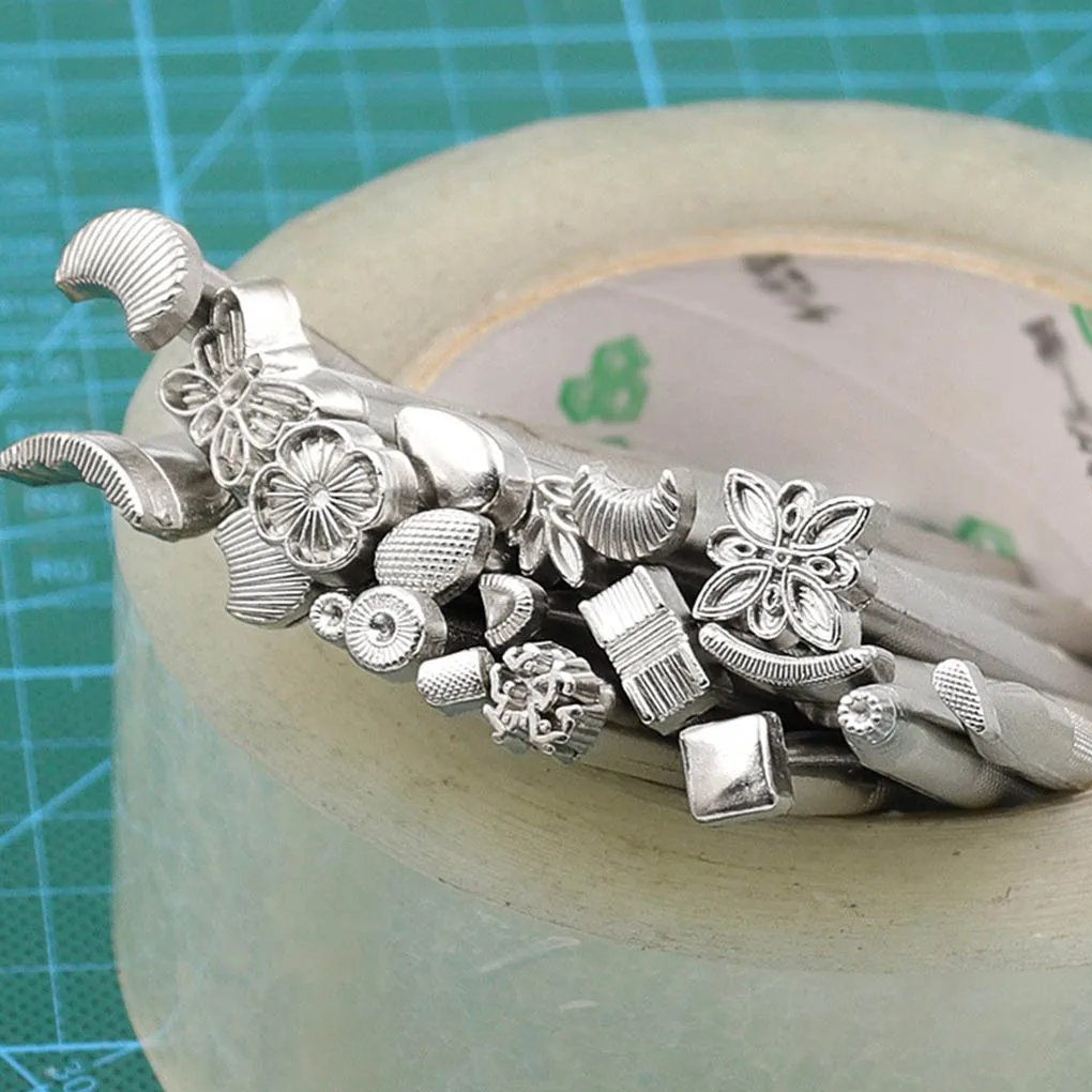 

Набор инструментов для печати на коже из легированной стали, 20 шт.