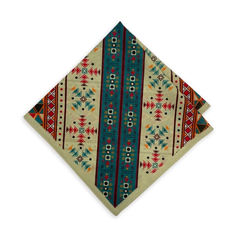 Мягкий удобный головной платок с принтом бандана в стиле хип-хоп подходящий для