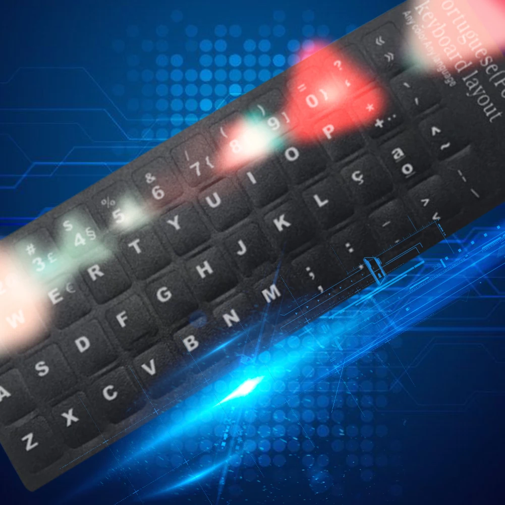 

Portuguese Notebook Keyboard Cover Sticker Layout Standard Keypad Sticker for Sony Toshiba HP Dell Computer