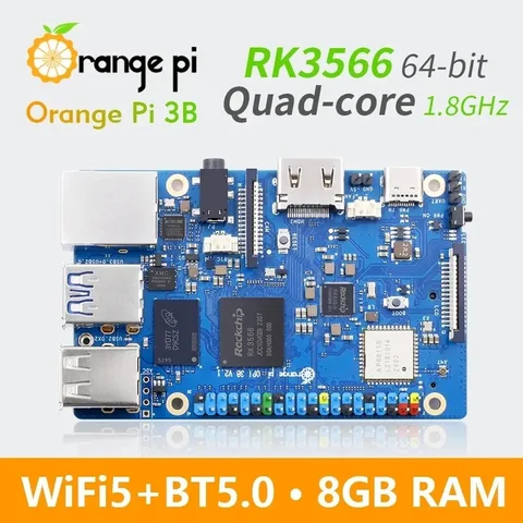Orange Pi 3B  Rockchip RK3566 8/4/2 ГБ ОЗУ