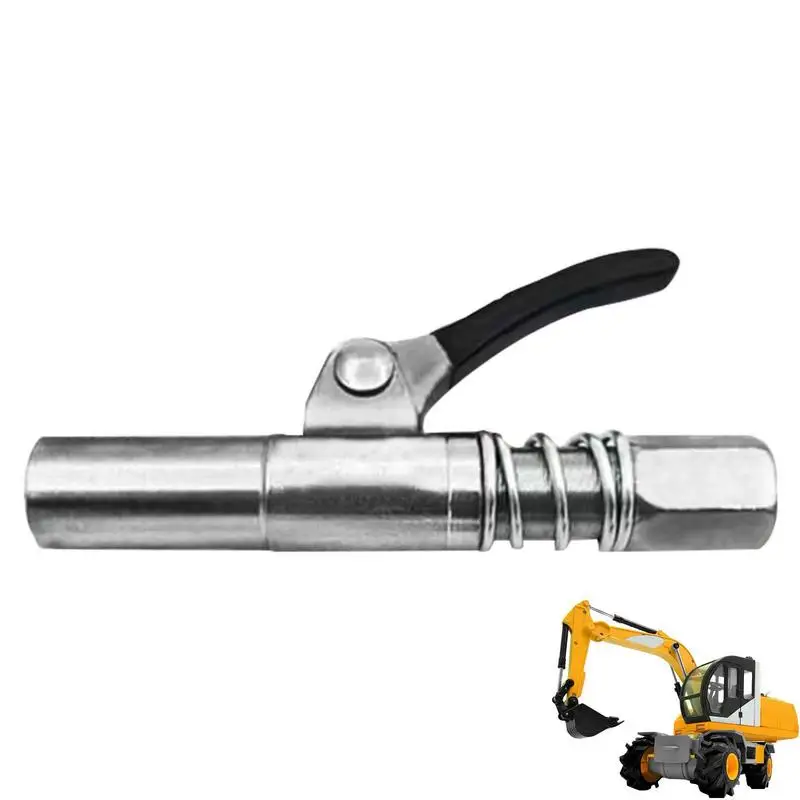 

Grease Fittings Rapid Refueling Grease Tip Locking Six Disc Lock Plate Grease Tool 10000PSI Original Locking Grease Coupler