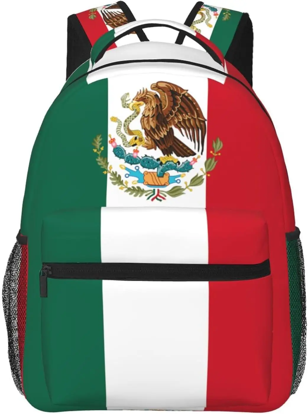 

Mexico Mexican Flag Backpack Casual Hiking Camping Travel Backpacks Lightweight Daypack Bag Women Men Bookbag