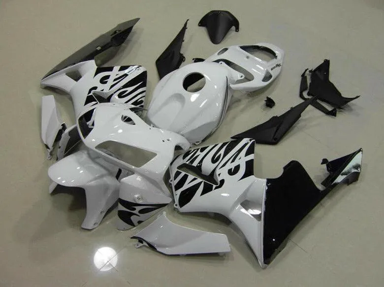 

4Gifts New ABS Fairings Kit Fit For HONDA CBR600RR F5 2005 2006 05 06 Bodywork set Custom Free Black White