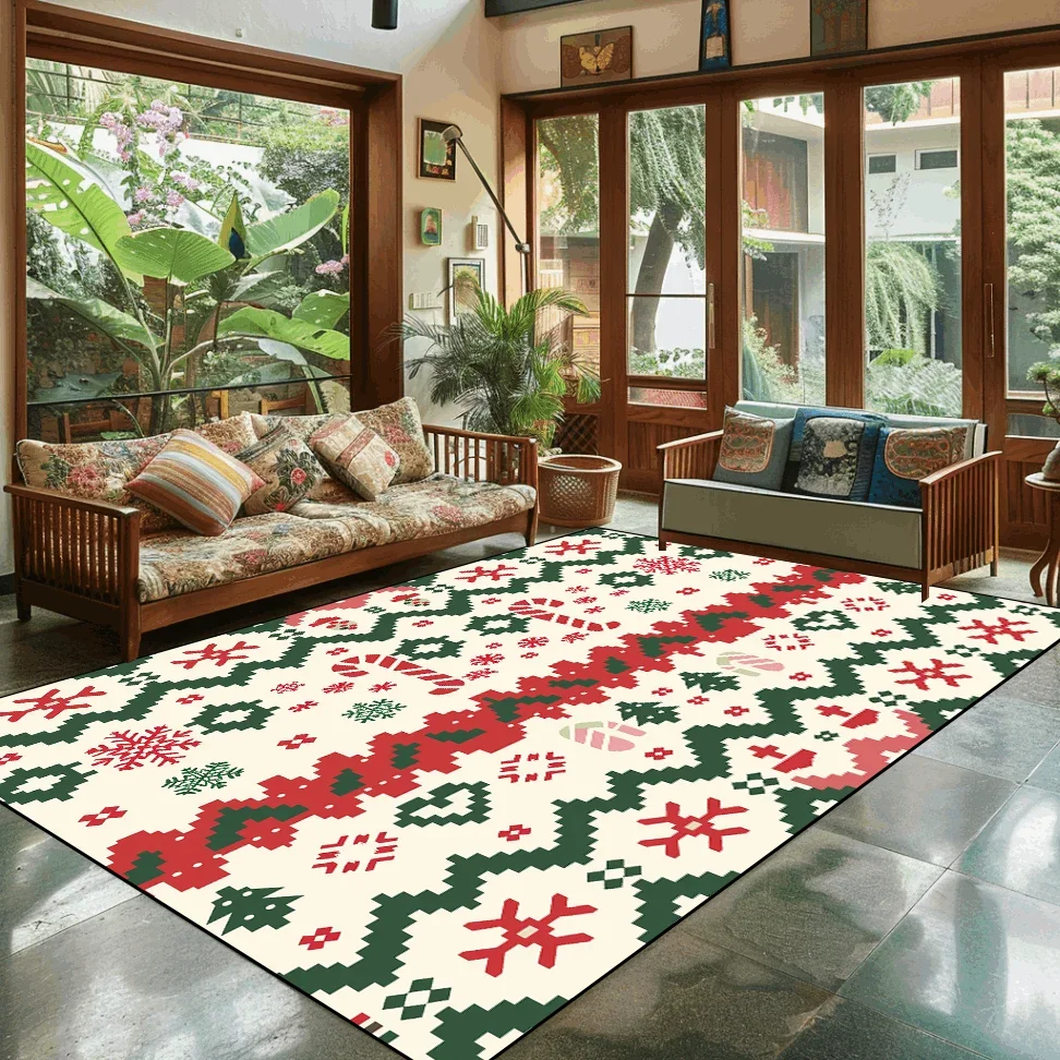 

Рождественский коврик для дома