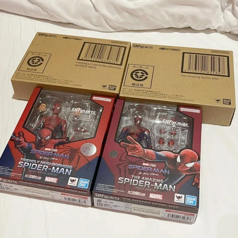 

Original Bandai S.h.figuarts Spider-man 3 Heroes Of No Return In Stock Action Figures Model Chrismas Gifts Cool Collections