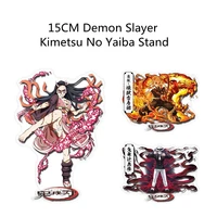 japan anime demon slayer%c2%a0kimetsu no yaiba stand acrylic figure%c2%a0kamado nezuko%c2%a0rengoku model plate desk decor fans collection prop