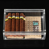 galiner home cigar humidor box pure new pvc cigar case travel fit 11 30 ct humidors with humidity humidifier bag luxury