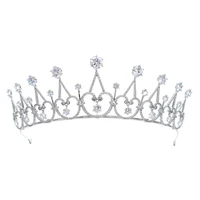 classic cubic zirconia wedding bridal princess royal tiara crown women prom hair jewelry accessories ch10295