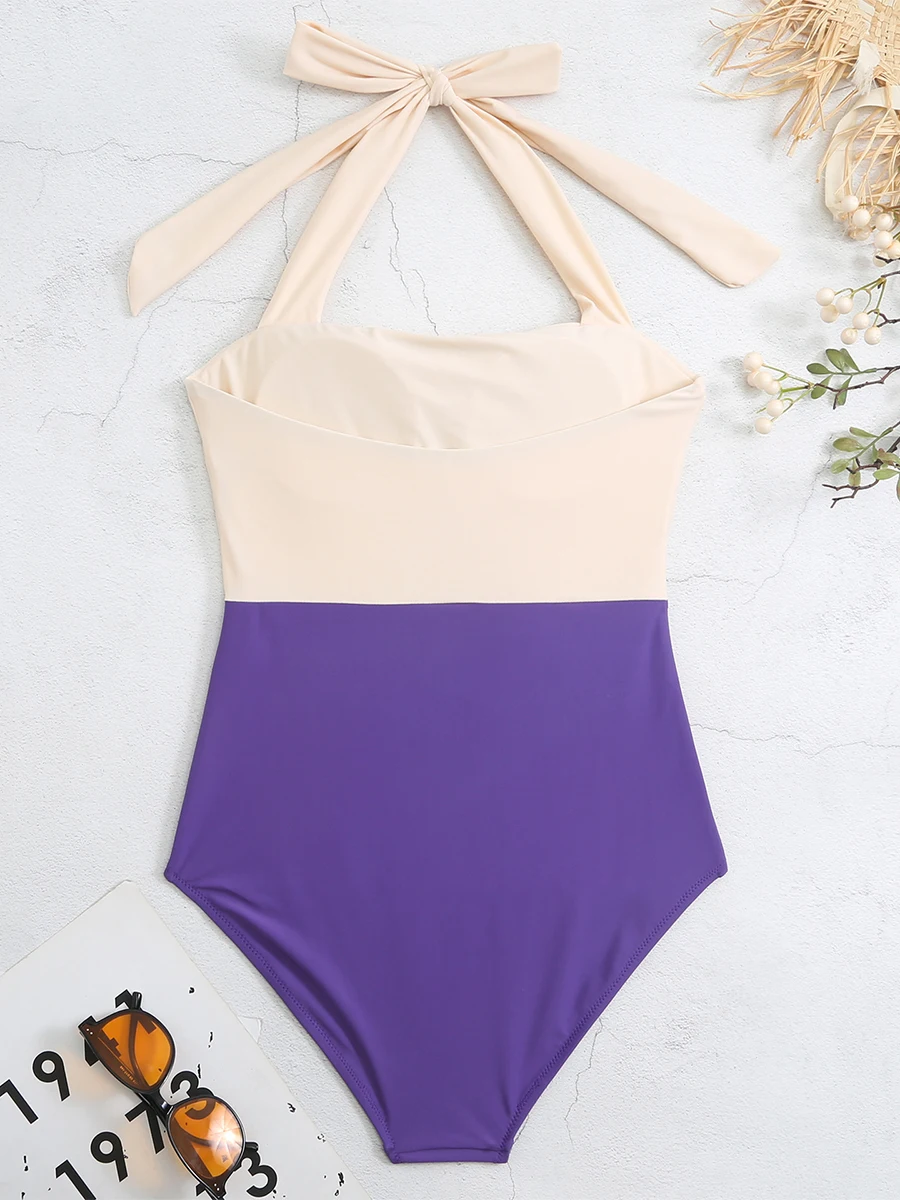 

YILEEGOO Women s Flattering Ruffled V Neck High Waist Swimsuit - Stylish Swimwear for a Sexy Look