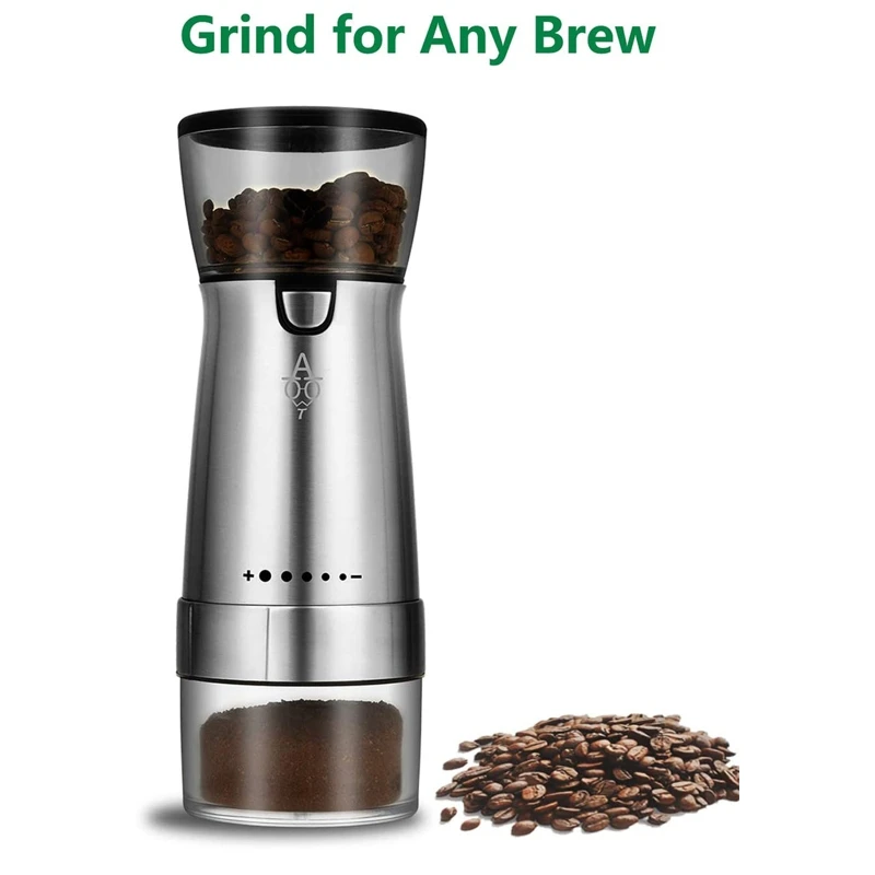 

Electric Coffee Bean Grinder Espresso Burr Manual Coffee Maker Portafilter