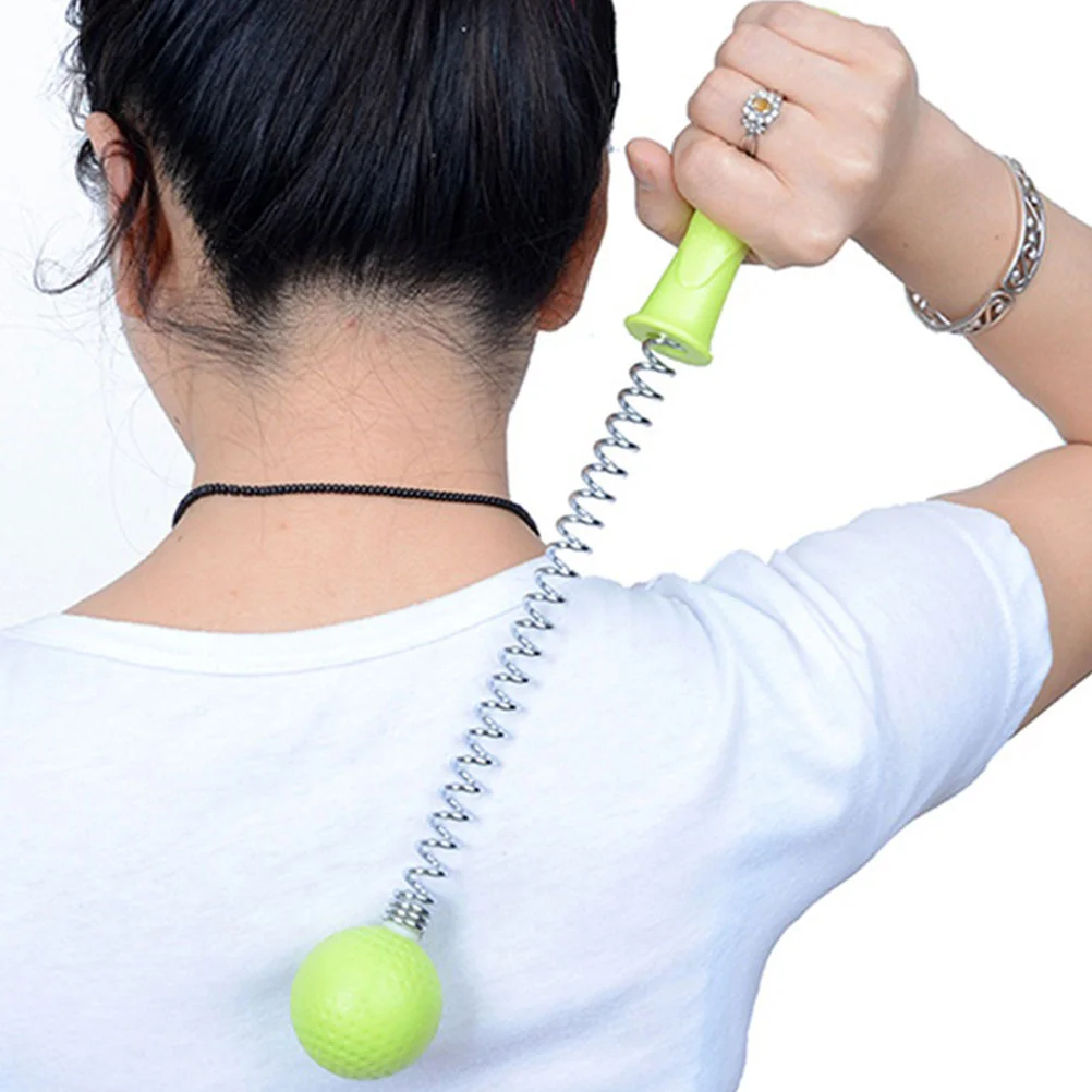 

4pcs Spring Hammer Silicone Back Hammer Portable Stick for Man Woman Olds Kids (Blue