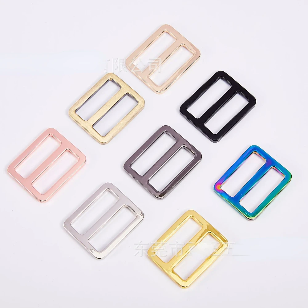 

DHK 25mm 30pcs/lot Bags Backpacks Hardware Accessories Square Buckles Webbing Metal Buckle S1857