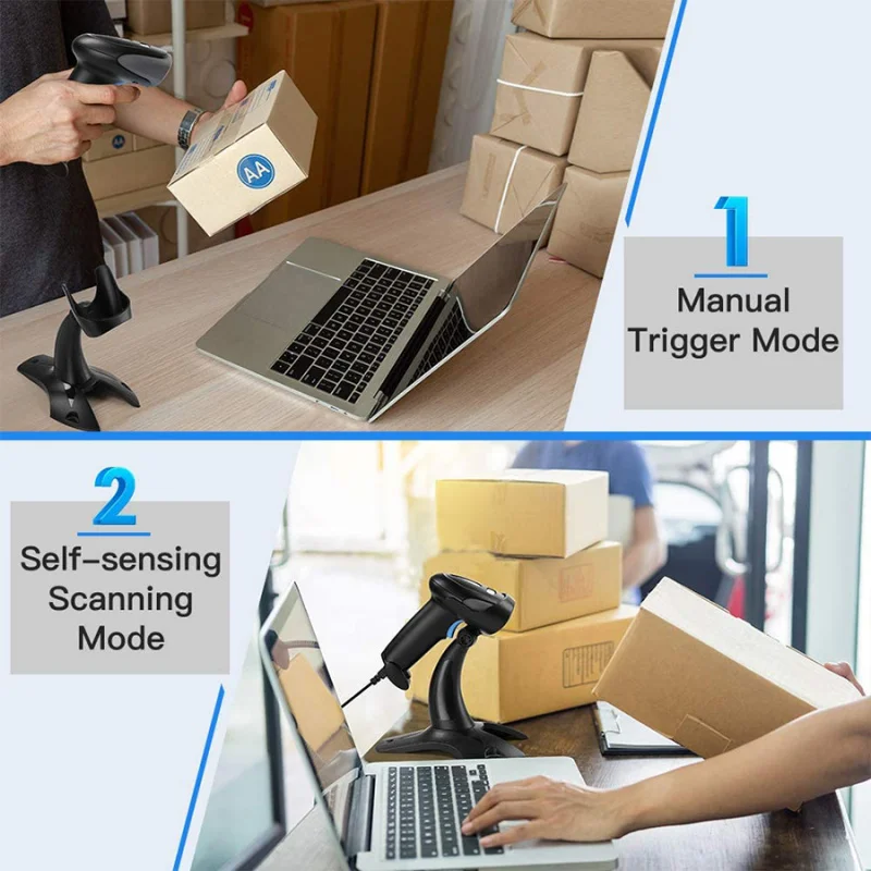 Лазер 1D 2D Qr дальнего действия беспроводной детектор цены считыватель штрих-кодов