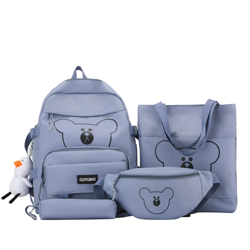 New School Bags Fashion Canvas Women Backpack Casual Classical School Bag For Teenage Girls Shoulder Bag Mochilas Rucksacks