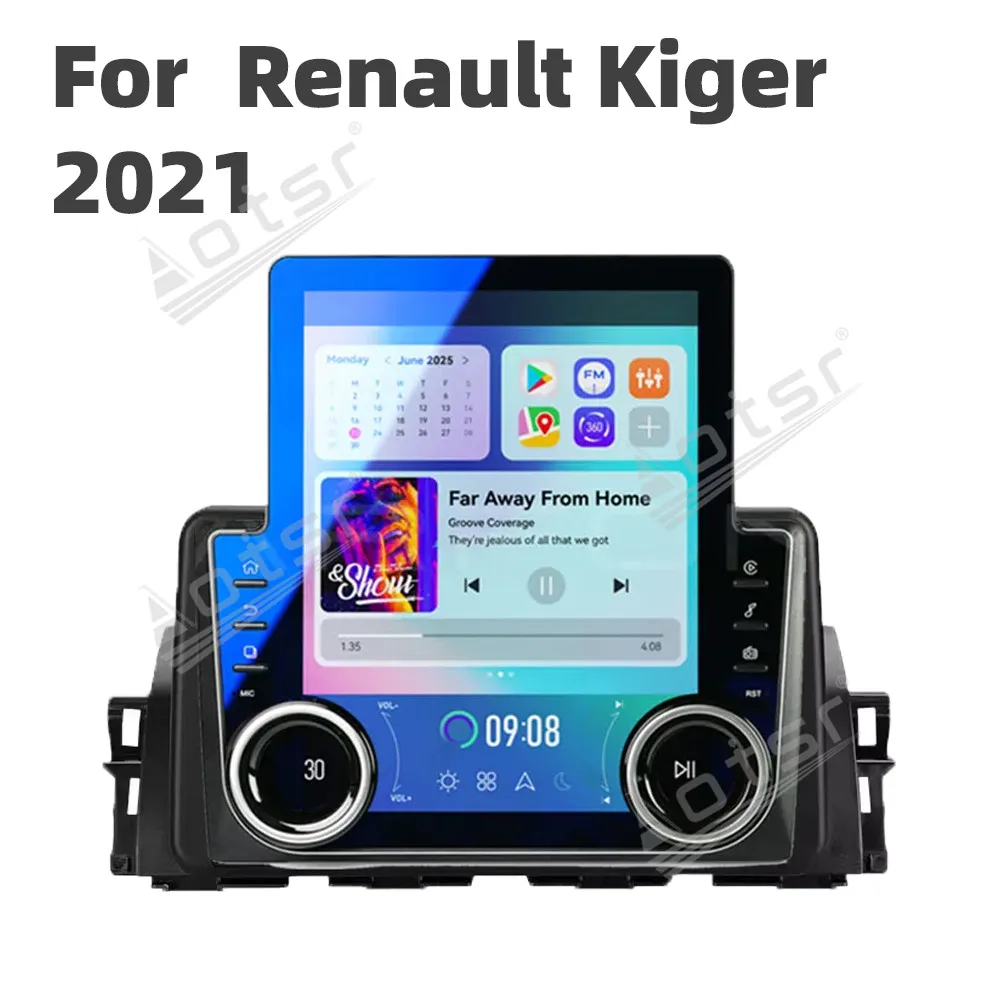 9 7-дюймовый автомобильный радиоприемник для Renault Kiger 2021 мультимедийный плеер