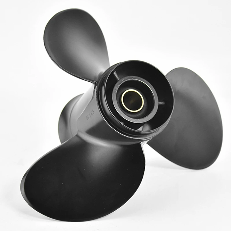 Лодочный двигатель 9.9X10 подвесной пропеллер 10 шлицевых Зубцов 3-лопастной