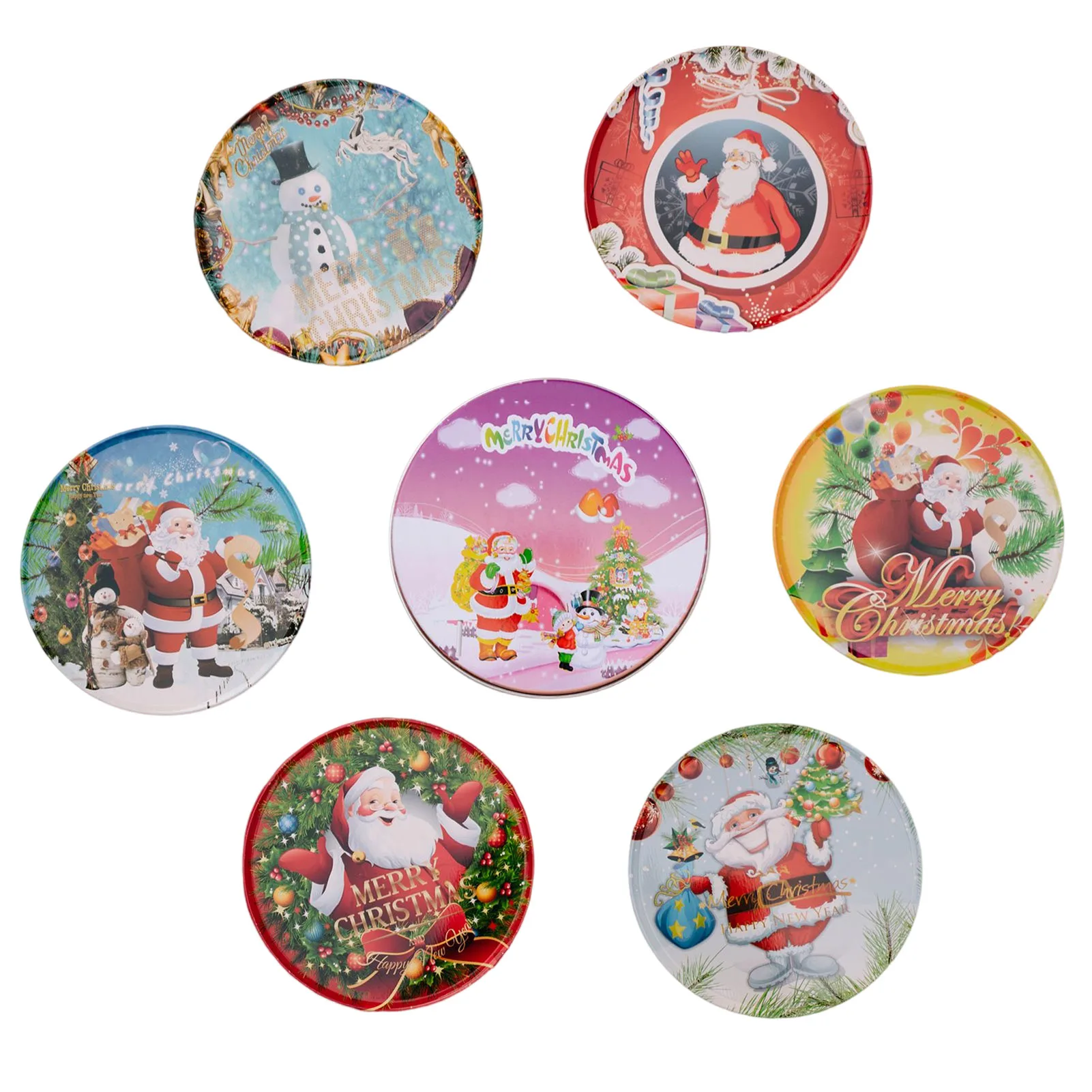 

6 шт. Рождественский Теплоизоляционный Железный коврик, герметичный утолщенный подставка для ванной комнаты, жидкость для мытья рук