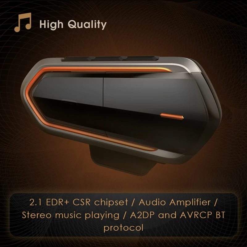 

Мотоциклетная Bluetooth-гарнитура для шлема, водонепроницаемая гоночная гарнитура для шлема, Bluetooth 2021, обновленная версия 4,1