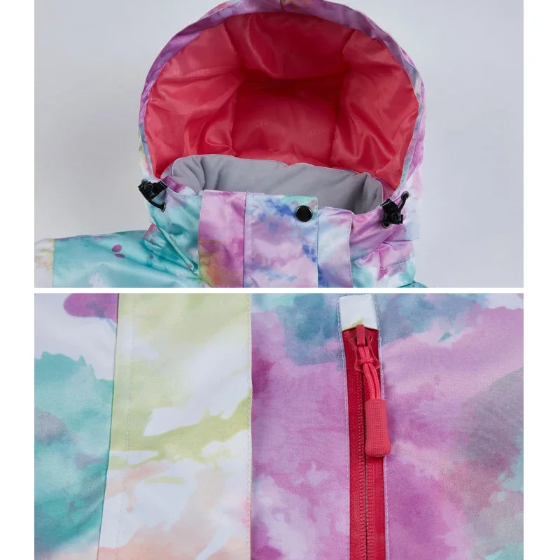 Спортивные водонепроницаемые женские зимние пальто для сноуборда теплые лыжные