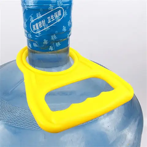 Пластиковая ручка-ведро для бутылок с водой