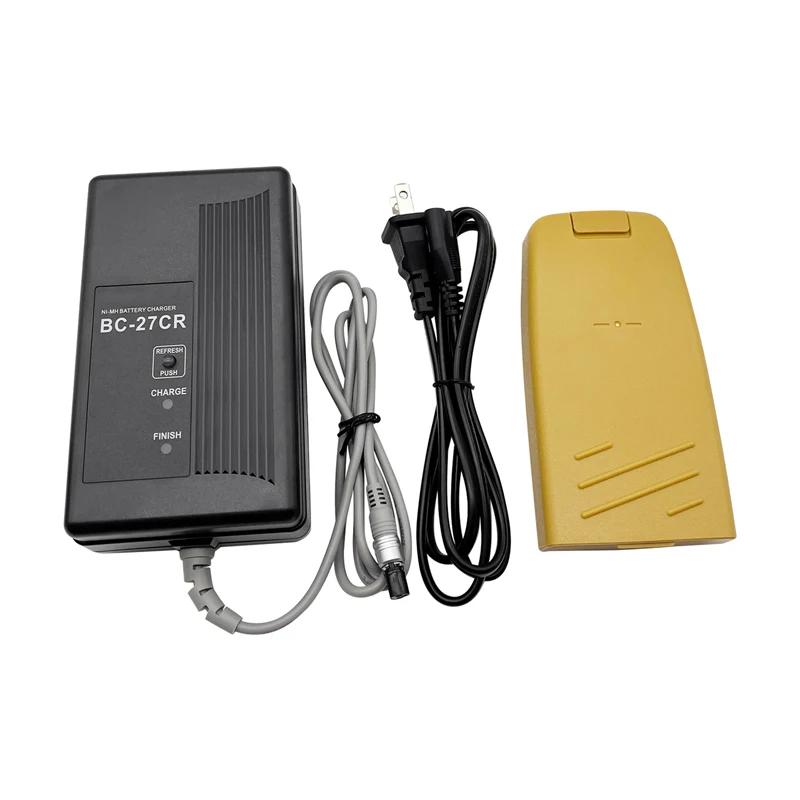 

Аккумулятор BT-52QA с зарядным устройством BC-27CR BT-52Q BT52QA (3-контактный) Зарядное устройство BC-27BR для геодезических тахеометра Top-con