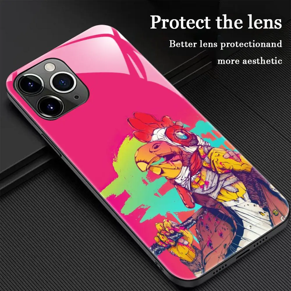 Фото Популярный чехол для телефона Hotline Miami Game для iPhone 17 16 15 14 13 12 11 X XR XS 8 Plus Mini Pro Max, стеклянный магнитный чехол №4