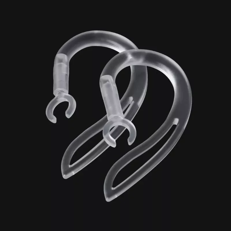 

6mm Bluetooth Earphones Transparent Soft Silicone Ear Hook Loop Clip Headset