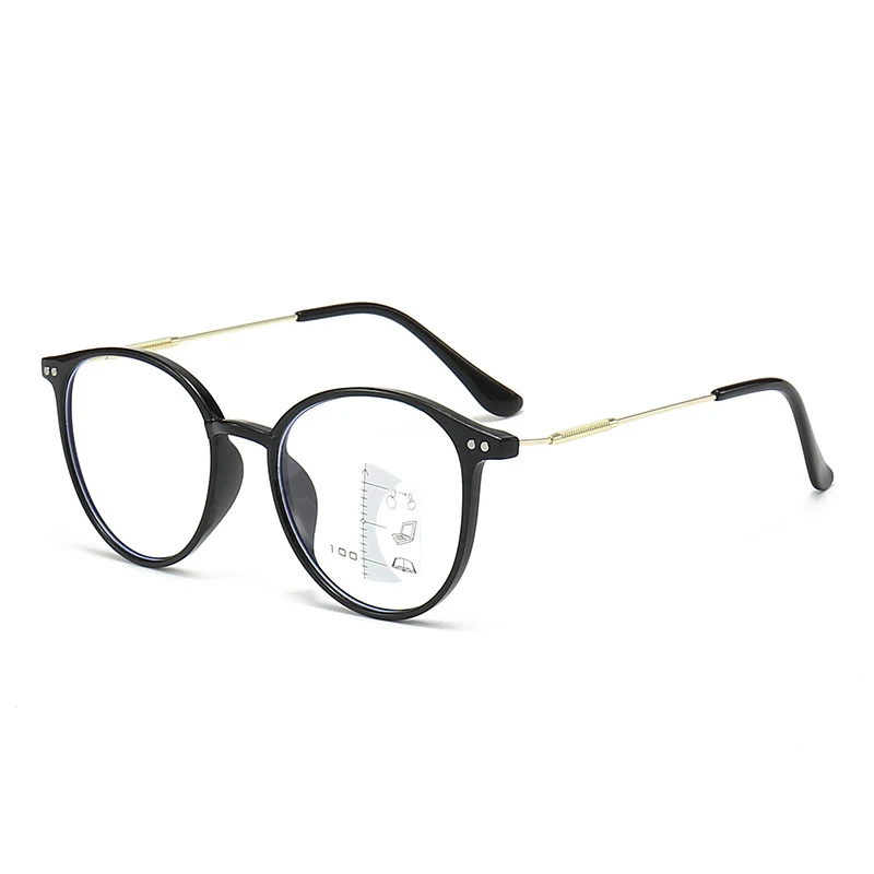 Быстрые фотохромные очки TR90 с полной оправой многофокальные мужские и женские