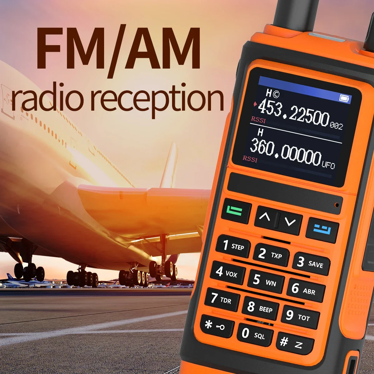 Baofeng UV-17pro Max Air Band Walkie Talkie Draadloze Kopieerfrequentie Lange Afstand Type-C Noaa Am Draagbare UV-5R Ham Tweewe