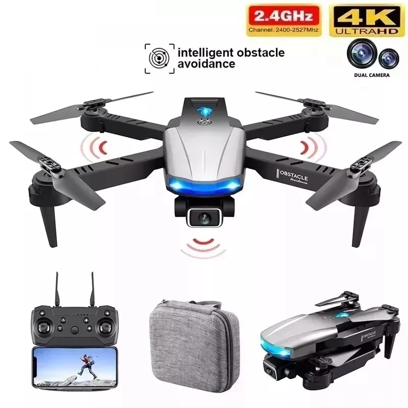 

Мини-Квадрокоптер S85 Pro Rc 4k HD с двойной камерой