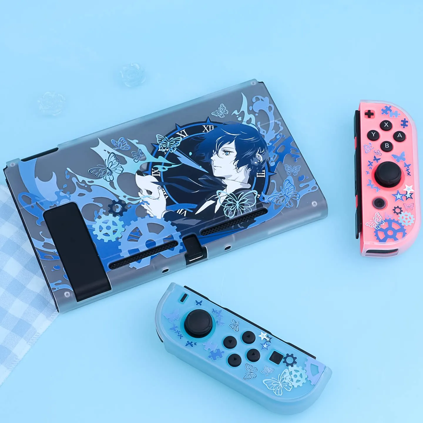 Полупрозрачный чехол Persona 3 Makoto Yuki с жестким защитным узором, совместимый с игровой консолью Switch 2 Oled Lite (art.: 3920db5febe2a) - 3920db5febe2a