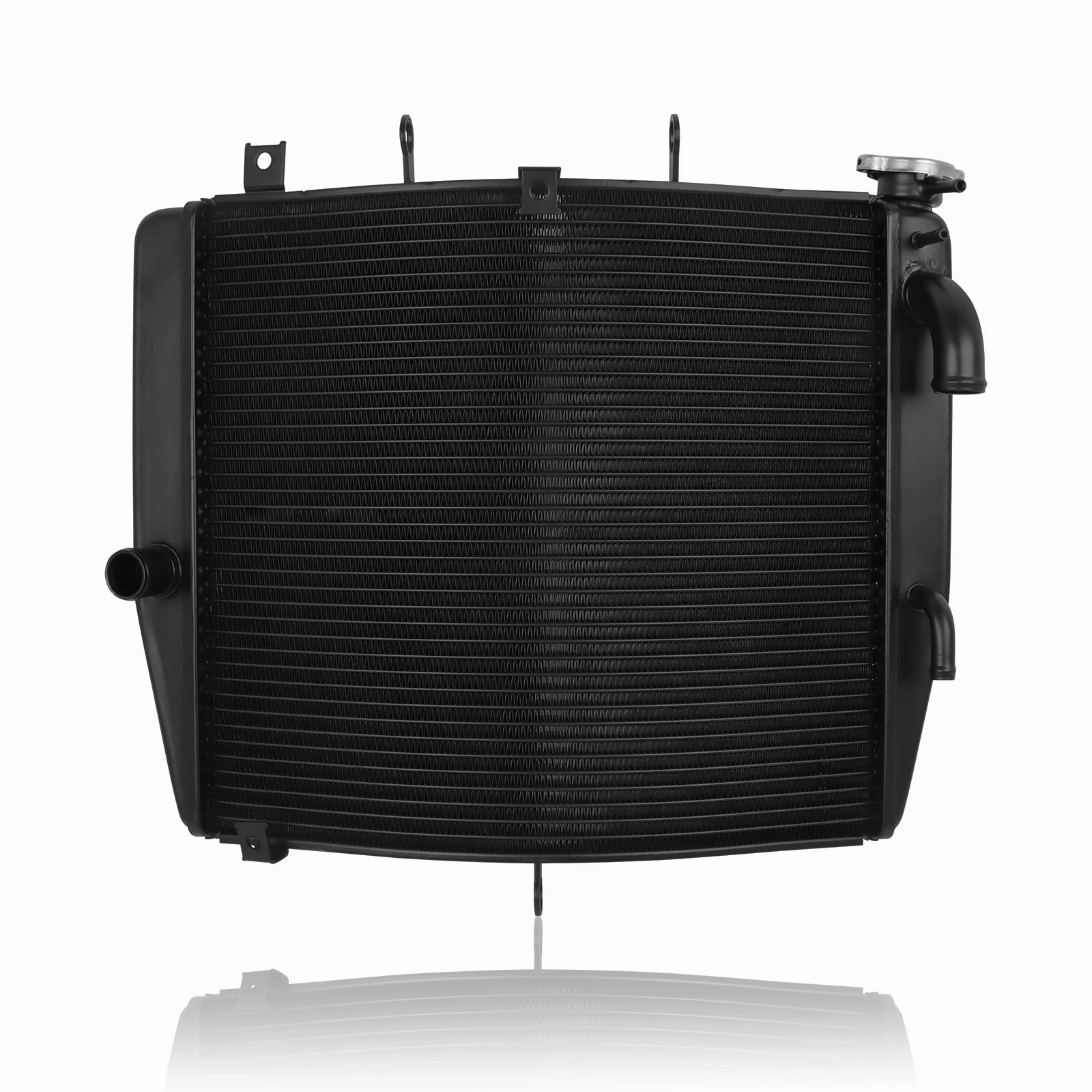 

Алюминиевый радиатор двигателя мотоцикла, охладитель системы охлаждения, резервуар для воды для Kawasaki NINJA ZX-10R ZX 10R ZX10R 2006-2007, аксессуар