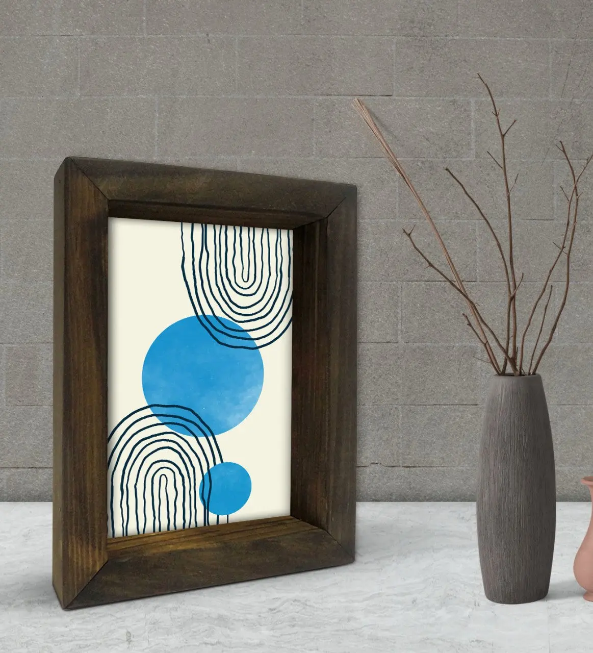 

BK Подарочная декоративная рама из натурального массива дерева 15x20 см-55