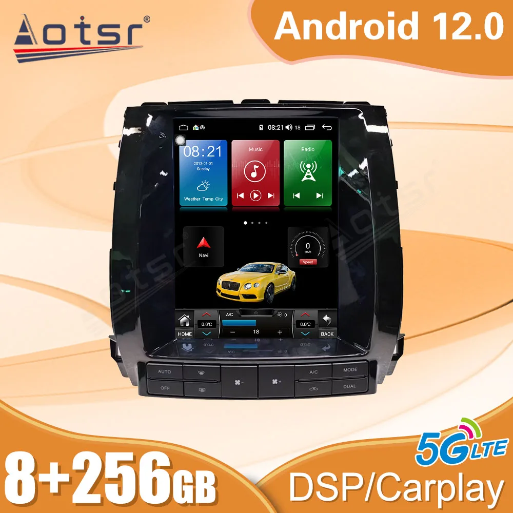 

Android Tesla экран для Toyota Land Cruiser Prado 2002 2003 2004 2005 2006 2007 2008 2009 автомобильное радио с Bluetooth Carplay Navi