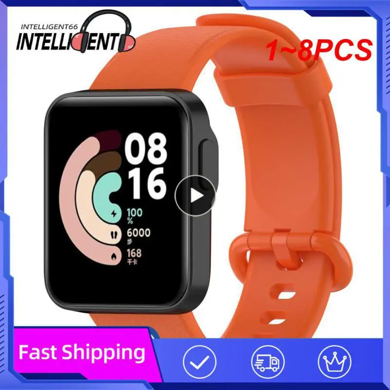 

1 ~ 8 шт., нейлоновые браслеты для Mi Watch Lite Watch 2 3, сменный браслет на запястье Mi Watch Lite, бампер Correa