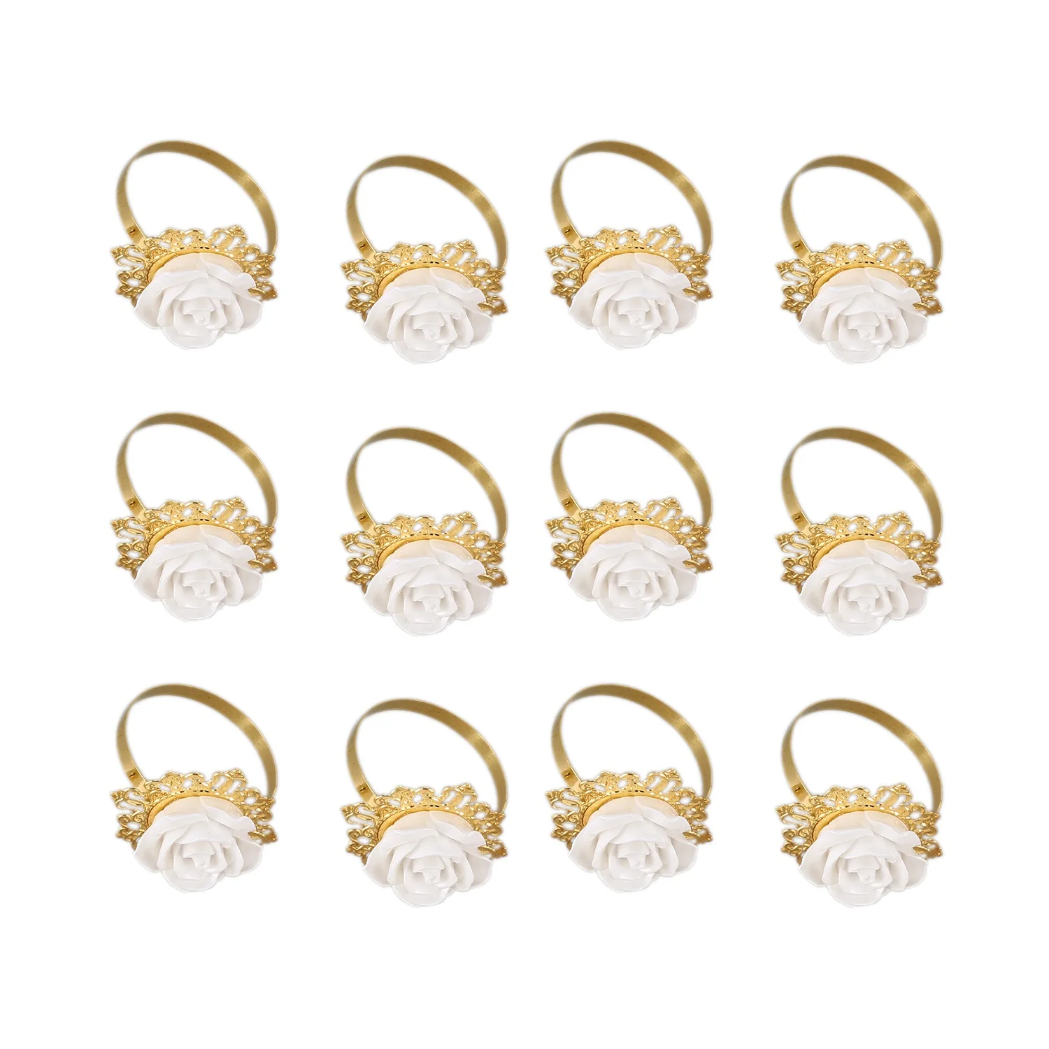 12 шт./набор кольца для салфеток