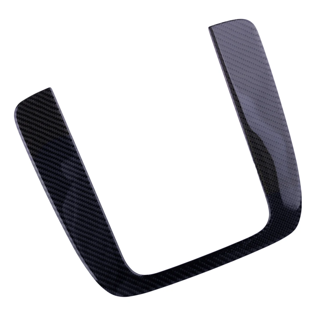 Черная рамка центральной консоли из углеродного волокна отделочная крышка