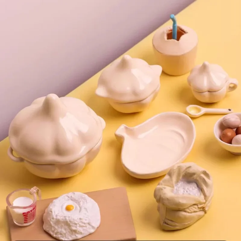 1:6 Кукольный дом мини-модель мебельные аксессуары кухонная утварь тарелка чашка