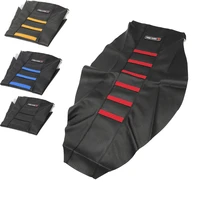motorcycle gripper soft seat cover anti skid waterproof wear resistant for crf yzf wr kxf sxf exc xcf tc fc 125 150 250 300