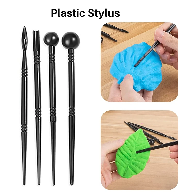 Инструменты для лепки керамической глины 43 шт. двусторонний набор инструментов