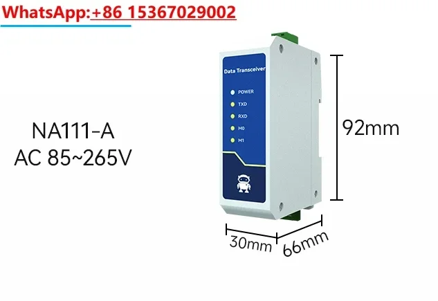 Встроенный сервер с прозрачным последовательным портом RS485 к Ethernet RJ45